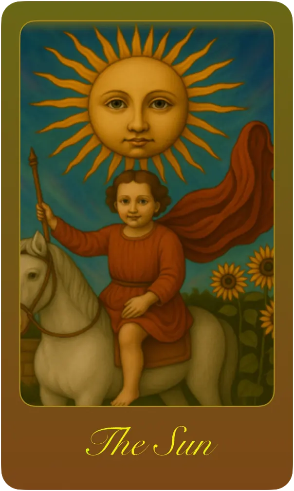 The Sun tarot card meaning and psychological guide - Gigis Tarot