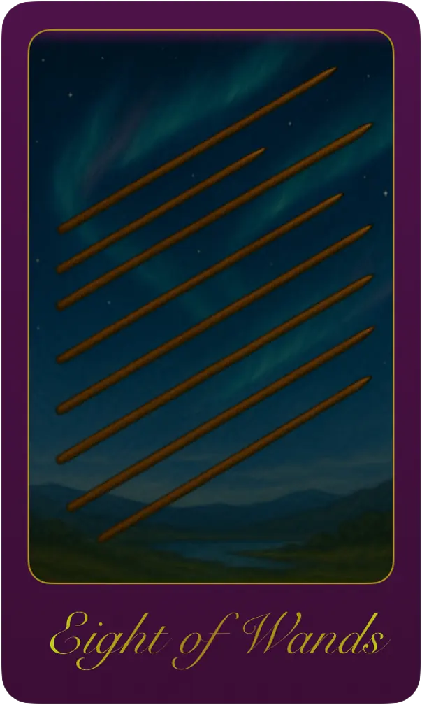 Eight of Wands