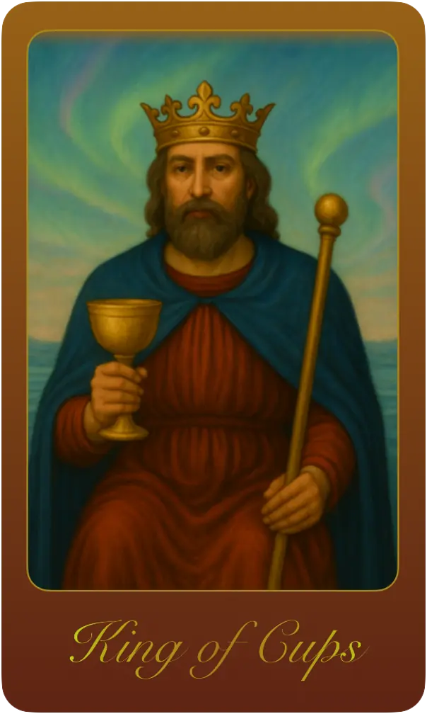 King of Cups tarot card meaning and psychological guide - Gigis Tarot