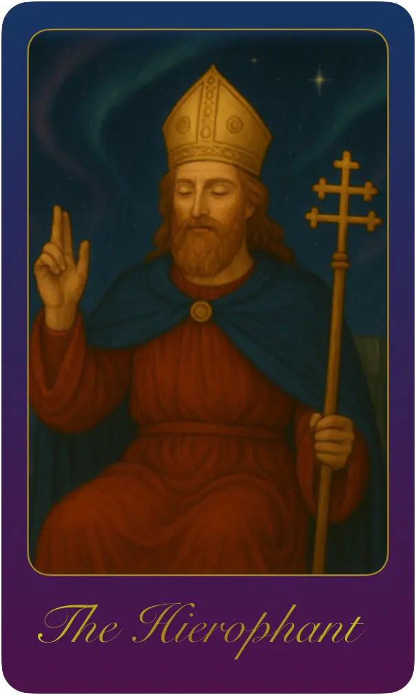 The Hierophant tarot card meaning and psychological guide - Gigis Tarot