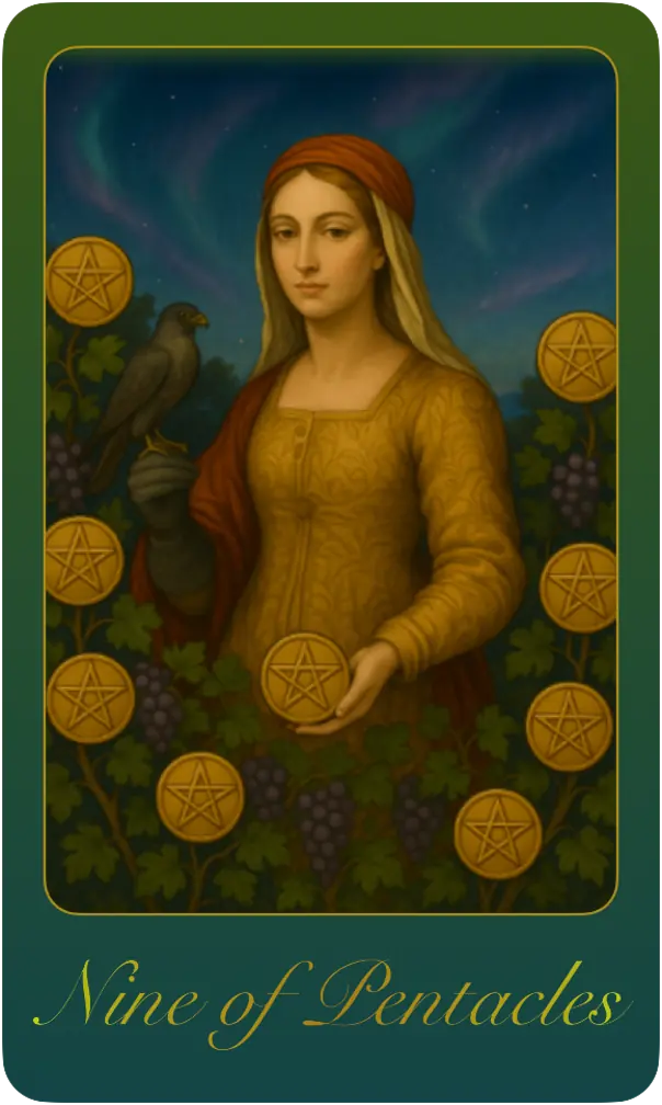Nine of Pentacles